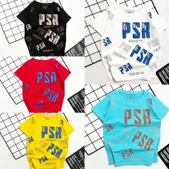 ÁO THUN BÉ TRAI 100% COTTON ĐẸP MỀM CO GIÃN 09-25kg