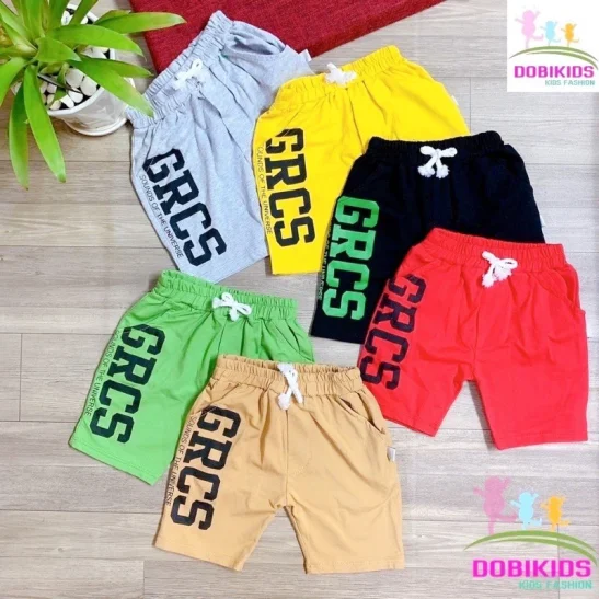 Quần Đùi Bé Trai Thun Cotton SG Loại 1 Mềm Co Giãn 9-22kg