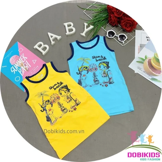 [SHOP SALE] Váy đầm bé gái thun cotton SG chuẩn đẹp mềm mịn cho bé (10-30kg)