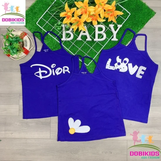 Áo Dây Bé Gái Thun Cotton 4 Chiều Đẹp Co Giãn (07-28kg)