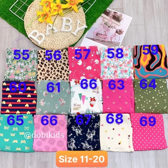 [THU ĐÔNG] Quần legging dài bé gái 21-41kg thun cotton xuất loại 1 dày dặn co giãn mềm hoạ tiết đẹp