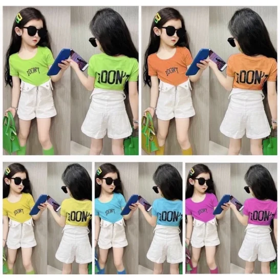 Áo thun bé gái thun cotton SG loại 1 co giãn đẹp 10-25kg