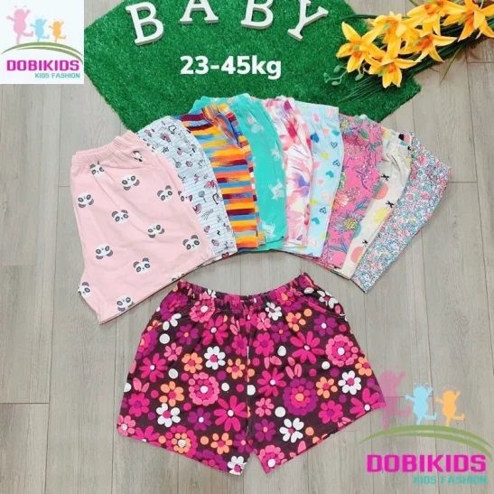 💖 XUẤT XỊN 💖Quần Đùi Cho Bé Gái Size Đại 18-45kg thun co giãn 4 chiều vải chuẩn hàng xuất xịn