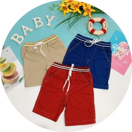 QUẦN BÉ TRAI VẢI KAKI MỀM MÁT CHO BÉ 12-25kg